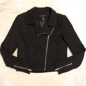 Forever 21 Black Zippered Jacket